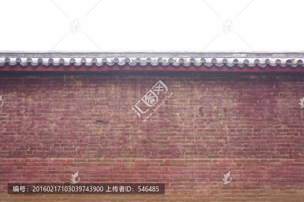灰瓦磚墻
