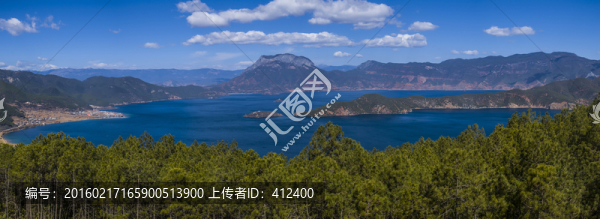 瀘沽湖鳥(niǎo)瞰