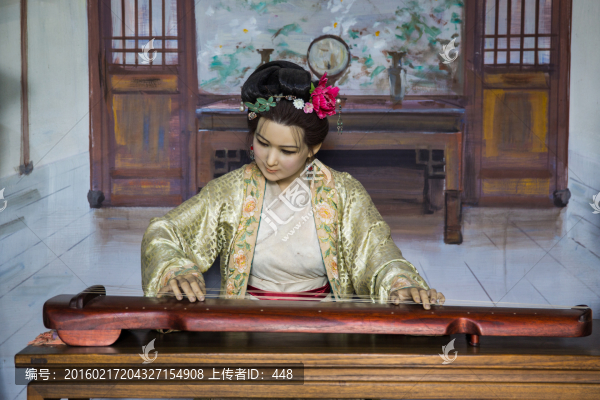 青樓女子蠟像,古代女人雕塑