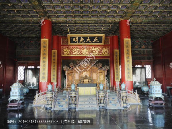 北京故宮乾清宮正殿寶座