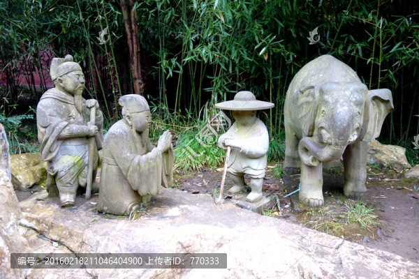孝感動(dòng)天,雕塑