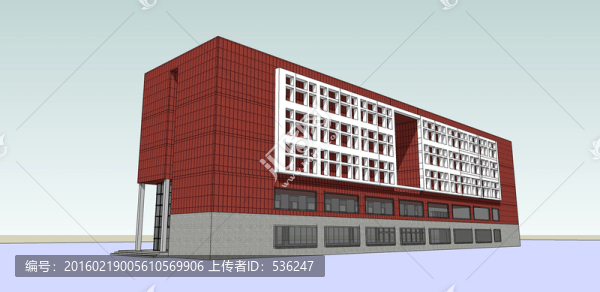 辦公樓設(shè)計模型圖,3D模型圖