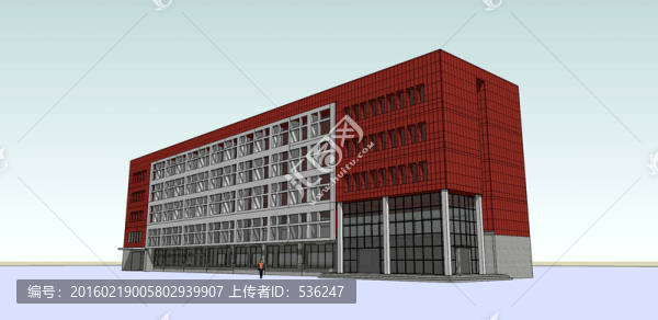 辦公樓設(shè)計模型圖,3D模型圖