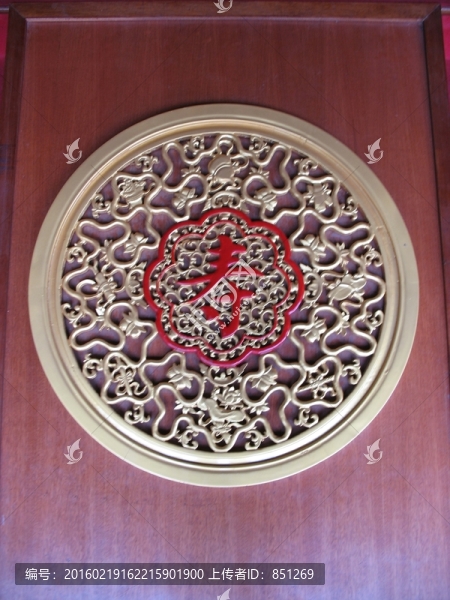 壽字團(tuán)花
