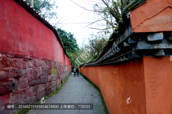 紅墻,小巷