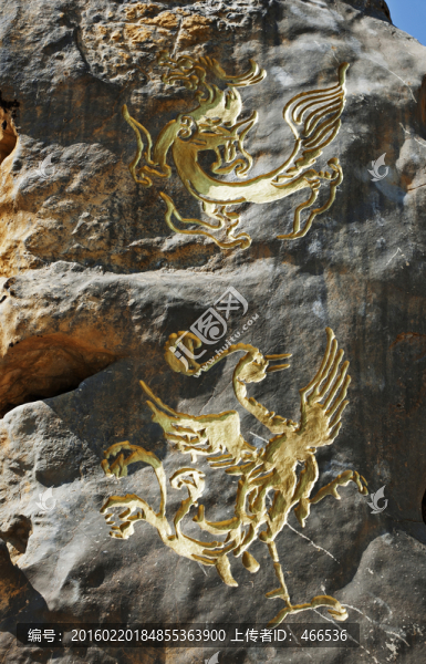 石刻,龍鳳紋
