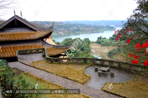 淶灘古鎮(zhèn),二佛寺廟