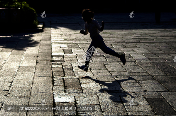 跑步