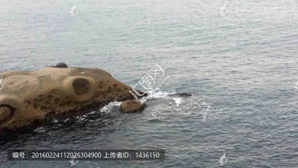 海岸,,礁石