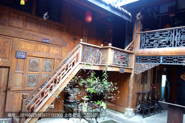 古鎮(zhèn)建筑,木樓梯