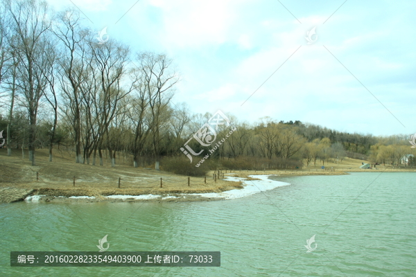 冬季湖泊