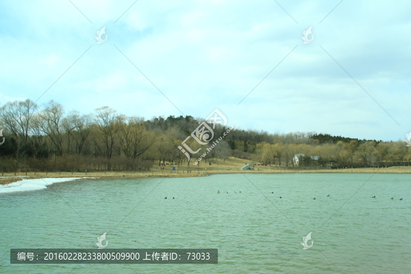 冬季湖泊