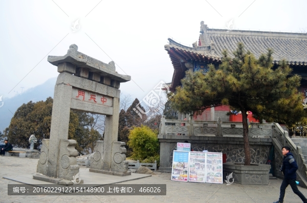 泰山中天門建筑