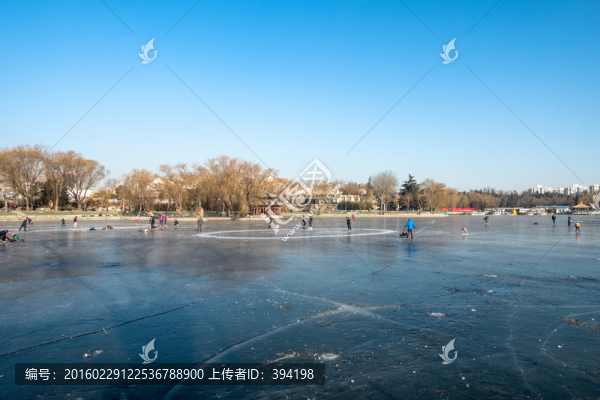 冬日的陶然亭公園