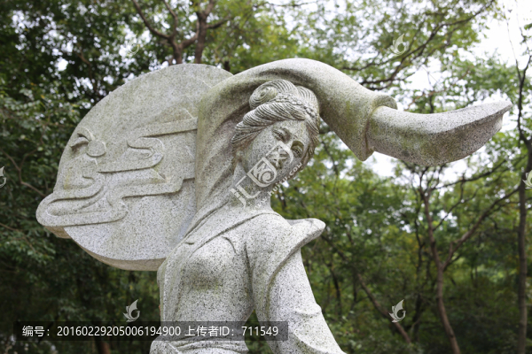 八公山雕塑主題文化園人物局部