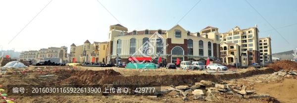 施工中建筑,,別墅群,,樓房