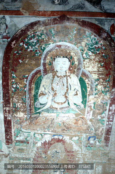 甘肅馬蹄寺,壁畫