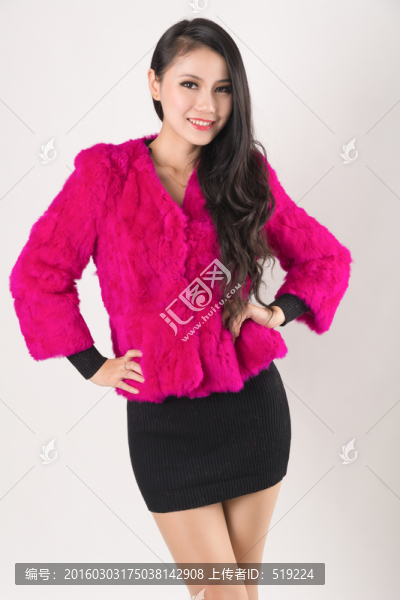 棚拍女人