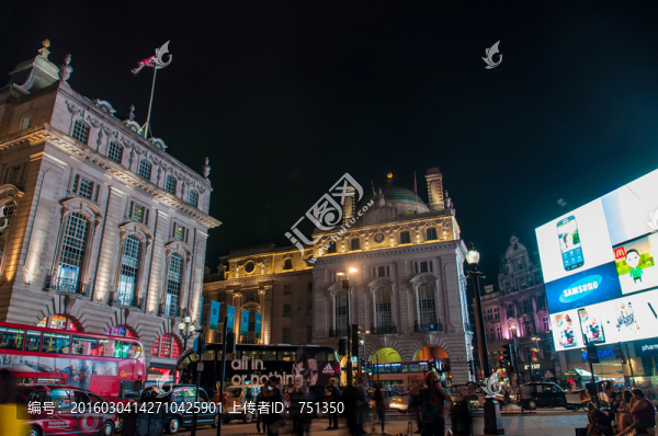皮卡迪利廣場夜景