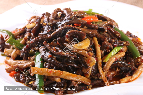 茶樹菇炒鱔絲