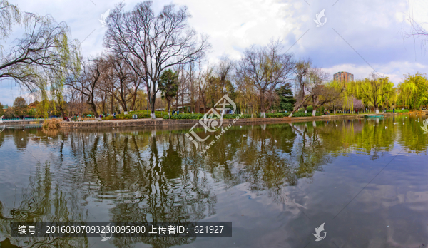 云南昆明翠湖春景（高清全景圖）