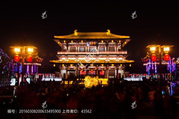 大唐芙蓉園,夜景