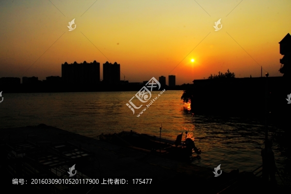 廣州黃沙碼頭日落
