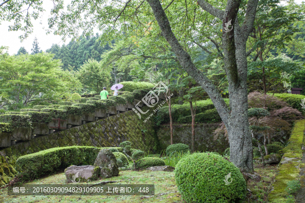 日本平和公園,日本園林園藝