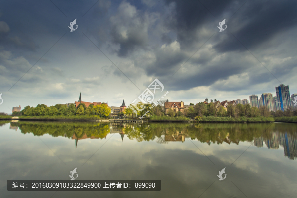 南湖水景