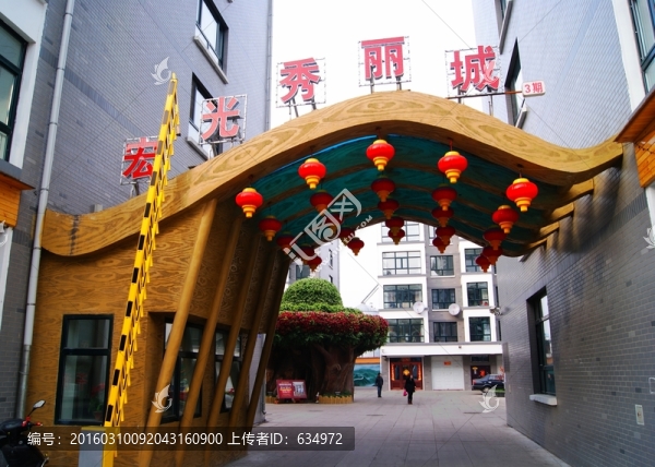 小區(qū)大門,公園門