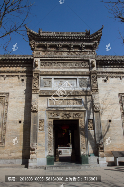 關(guān)中古民居門樓