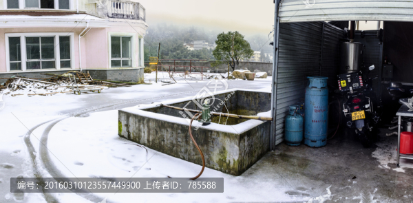 雪中摩旅