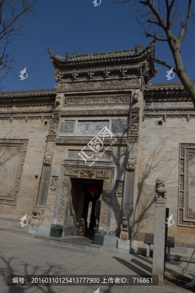 關(guān)中古民居門樓