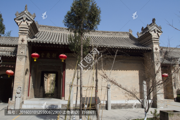關(guān)中古民居門樓