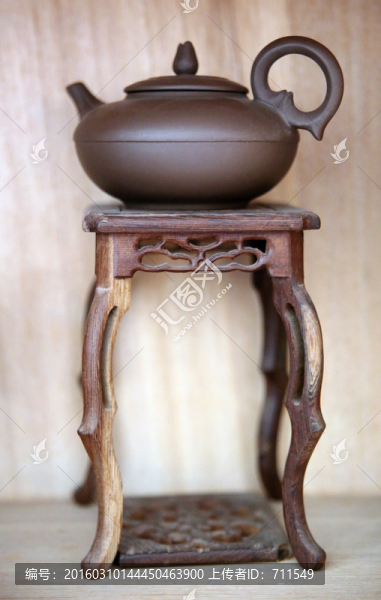 紫砂壺,木凳