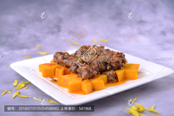 金瓜蒸排骨