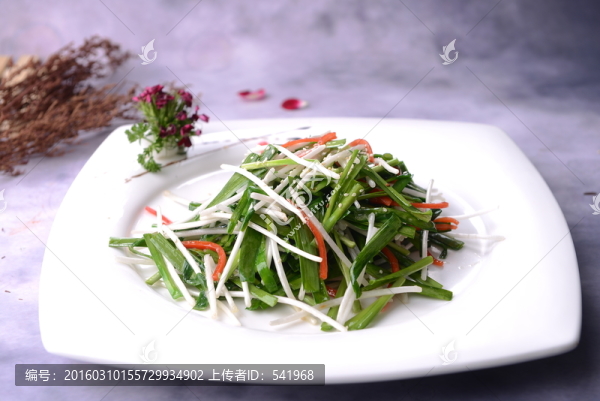 韭菜炒銀芽