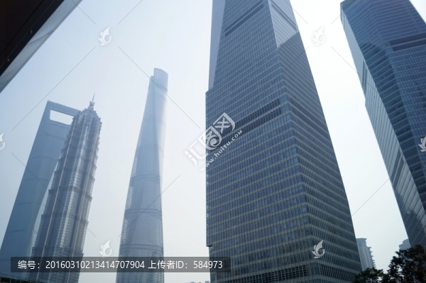 上海浦東陸家嘴金融貿(mào)易區(qū)地標