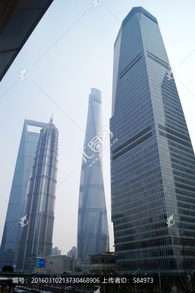 上海浦東陸家嘴金融貿(mào)易區(qū)地標(biāo)