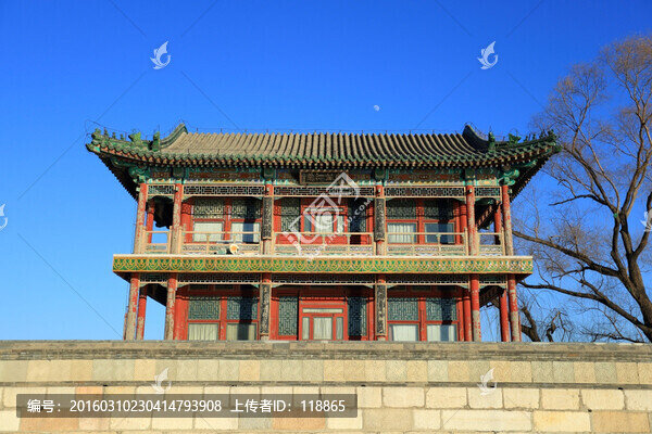 頤和園,景明樓,配樓,岸芷汀蘭