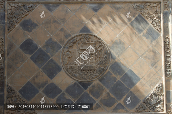關(guān)中古民居磚雕