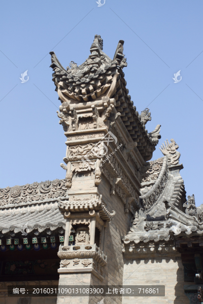 關(guān)中古民居,馬頭墻