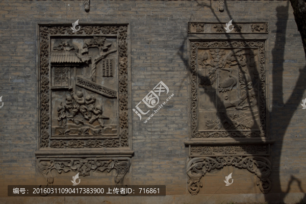 關(guān)中古民居磚雕