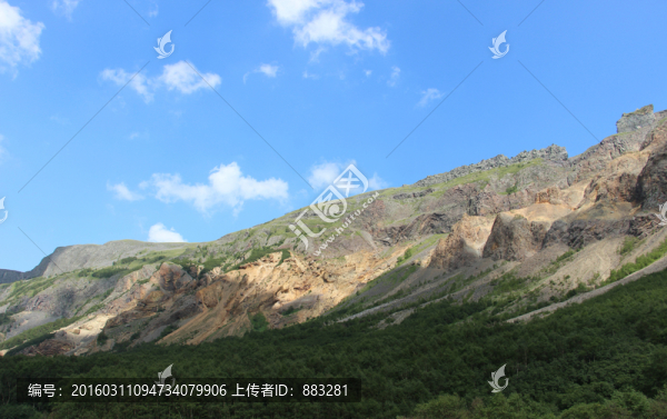 長白山一景