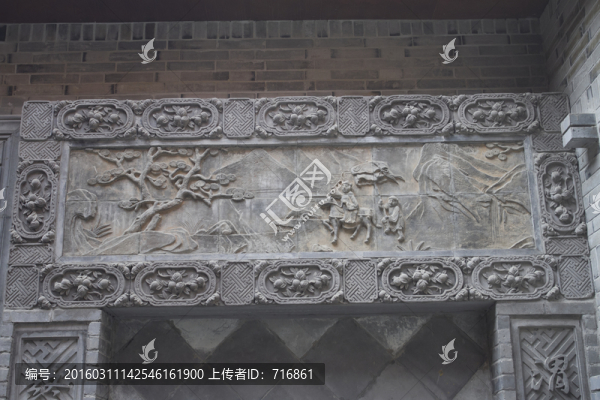 關(guān)中民居磚雕