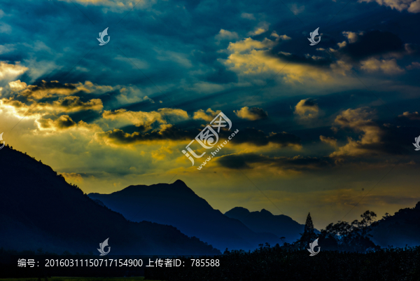 日落西山