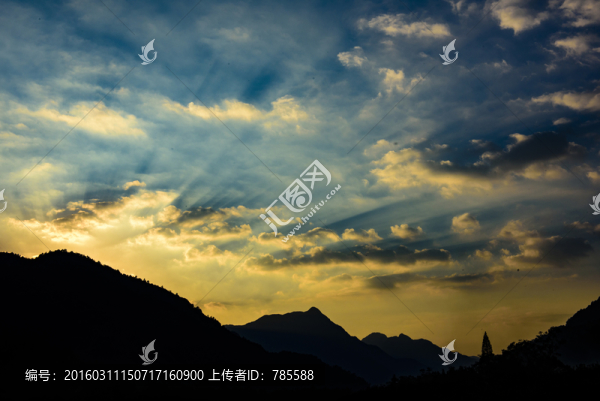 日落西山