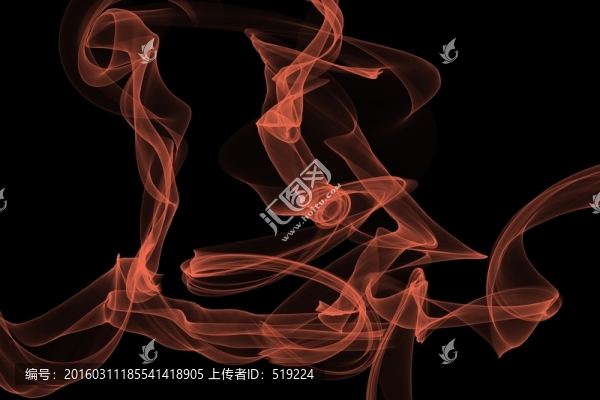 絲帶,煙幕,線條