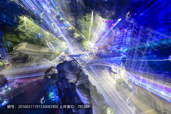 城開天橋夜景