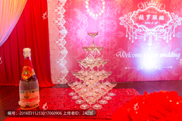 婚禮紀(jì)實(shí),香檳塔